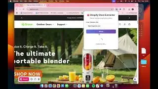 Shopify Store URL Extractor Chrome Extension