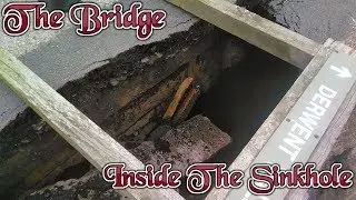 The Bridge Inside The Sinkhole!  Blackhill, Consett, UK
