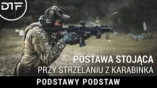 Standing position for shooting with an M4 carbine [SPP#10] AR15 / M4