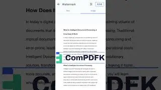How to Add an Image Watermark in PDF? -Android