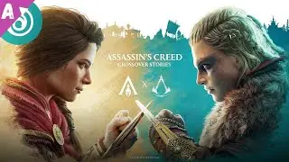 Assasins Creed Valhalla и Assasins Creed Odyssey -  Встреча Эйвор и Кассандры (PS5)