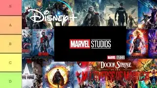ALL MCU movies and Disney + tv shows ranked!  - tier list ranking