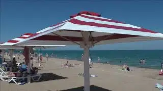 Керчь, горпляж 08 06 24 жара, чистое теплое море