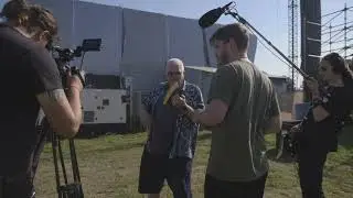 Solent student work at Camp Bestival - Meet James