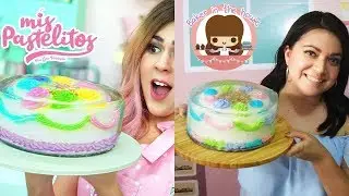 INTENTÉ SEGUIR EL TUTORIAL DE MIS PASTELITOS | PASTEL ENCAPSULADO | GELAPASTEL