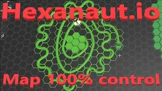 How to play - Hexanaut.io [Superhex.io] Map 100% control