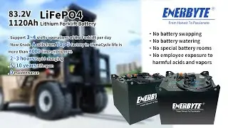 83 2V1120Ahlithium forklift battery