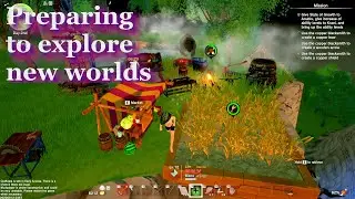 Craftopia gameplay - New player guide - How to get better tools - Fish + Farm Reach floating island