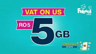 FRiENDi mobile Hot Offer! RO5 = 5GB for 30 Days