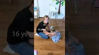 Cute Baby love! Little Kids interact with each other