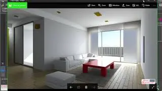 06 3dsmax2018 render interior diurno con Arnold Renderer