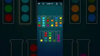 Colour Ball sorting Puzzle Game 2023. Game Level  111