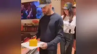 Zayn Malik carrying cake for Gigi Hadid's Birthday While Singing Happy Birthday Song