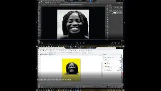 How to create a transparent background in photoshop and exporting to CorelDraw