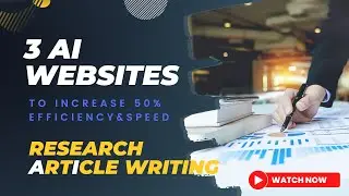 Write your research article - fast and effective using AI tools