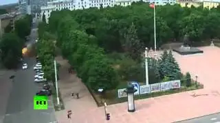 Urgent Ukraine Time air strikes on the building of Lugansk REGIONAL STATE ADMINISTRATION 02 06 2014