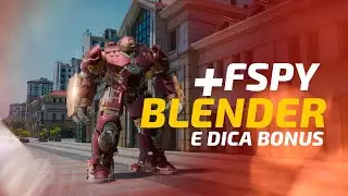 COMO INTEGRAR OBJETOS 3D NO MUNDO REAL com FSpy + Blender EEVEE (Shadow Catcher)