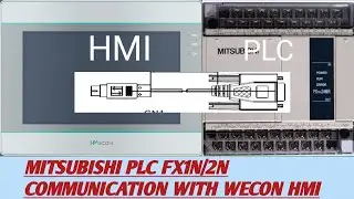 MITSUBISHI PLC FX1N/2N COMMUNICATION WITH WECON HMI 