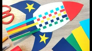 Поделка Ракета на День Космонавтики. Творчество с детьми