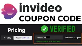 Invideo Coupon Code 2025: Get Upto 70% Off + 50 Free AI Minutes