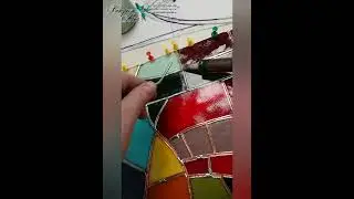 Витраж Тиффани.Абстрактный орнамент.