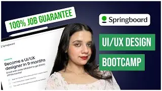 UX/UI Design Bootcamp With 100% Job Guarantee | Springboard✨