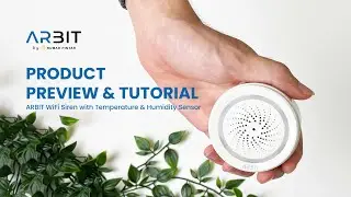ARBIT Smart WiFi Siren Alarm | Preview & Tutorial
