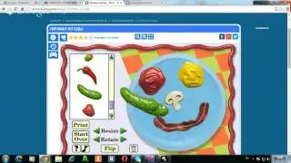 игра Морда из еды