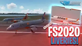 How To Create Your Own SKINS / Liveries! Logo & Rudder Placement / Microsoft Flight Simulator 2020!