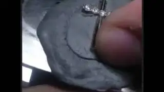 Закрепка, белое золото
