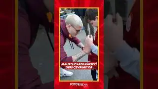 Mauro Icardi, stadyumdan ayrılırken hiç kimsenin imza ve fotoğraf isteğini geri çevirmedi. 