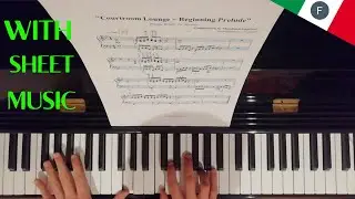 Courtroom Lobby/Lounge: Beginning Prelude Piano Cover (Phoenix Wirght: Ace Attorney)