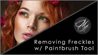 Removing Freckles w/ Paint Brush Tool (HD)
