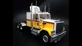 Chevy Bison GMC General Semi Diesel Scale Model Kit Build How To Assemble Paint Trim Dashboard