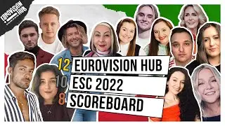 Eurovision Song Contest 2022 Scoreboard | Eurovision Hub