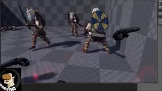 Mass AI interaction: UE4