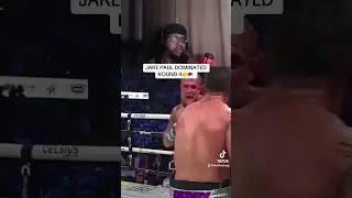 Jake Paul dominated round 4😤🥊 #boxing #jakepaul #jakepaulboxing #mikeperry #shorts #trending #fyp