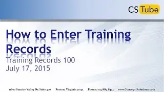 CSTube Training Records 100