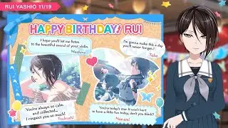 tried to get rui's bday card in a 10 pull (bang dream)