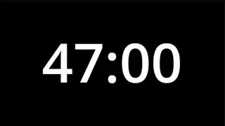 47 Minute Countdown Timer | Simple