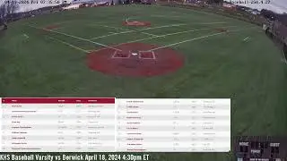 KHS Baseball Varsity vs Berwick April 18, 2024 4:30pm ET