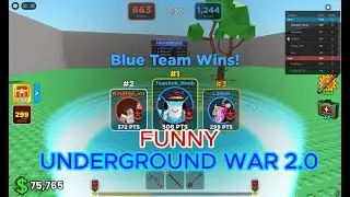 #12 FUNNY#1 underground war 2.0 ( gamplay) | Huỳnh Tuấn Anh Gaiming | Roblox 