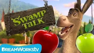 Donkey Tests the New Apple | SWAMP TALK WITH SHREK AND DONKEY