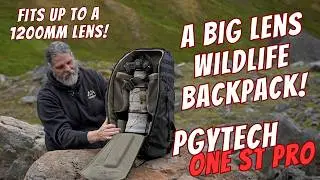The Backpack Wildlife Photographers Have Been Waiting For (Big Lens Ready! PGYTECH ONE ST PRO