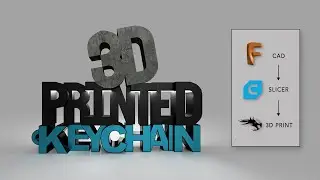 Custom Create Keychain from Model to Print