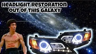 HEADLIGHT RESTORATION out of this galaxy 🌍🌍🌍🌍🌍🌍🌍