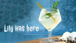 LILY WAS HERE  cocktail  ( recipe and how to make )