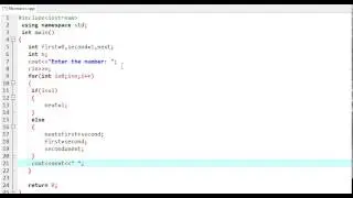 Fibonacci series in C++ Program
