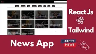 React js News Application | Tailwind CSS | Infinite  Scrolling