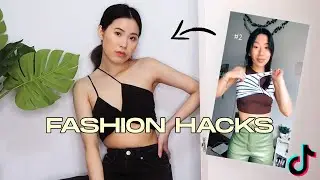 TRYING VIRAL TIKTOK FASHION HACKS